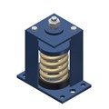 SSLFH - 2" Deflection - Welded Restrained Single

Spring Mounts 100 Series